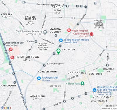 Ideal Location Walton Road Opposite CBD NEAR Packages Mall Beacon House School Walton Road Railway Officers Flats Babe Pakistan Railway Academy, Rabia Busri Girl Collagen, Rafiq Shaheed Boys Collagen