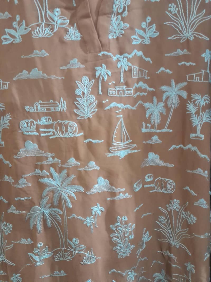 2pc embroidered 2