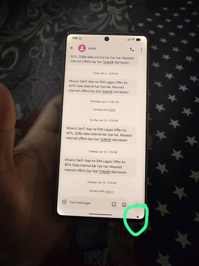 google pixel 7 pro 12/128 just pin dot