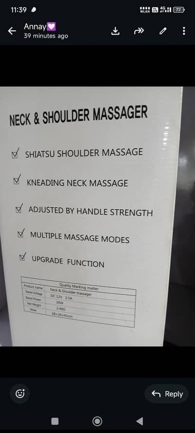JC Buckman Neck & Shoulder Massager