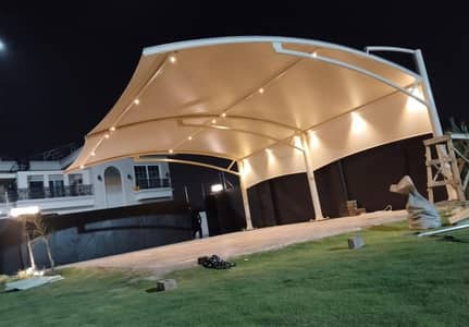 Commercial pvc parking shade in Pakistan, Canopy shade,Pvc fabric sale