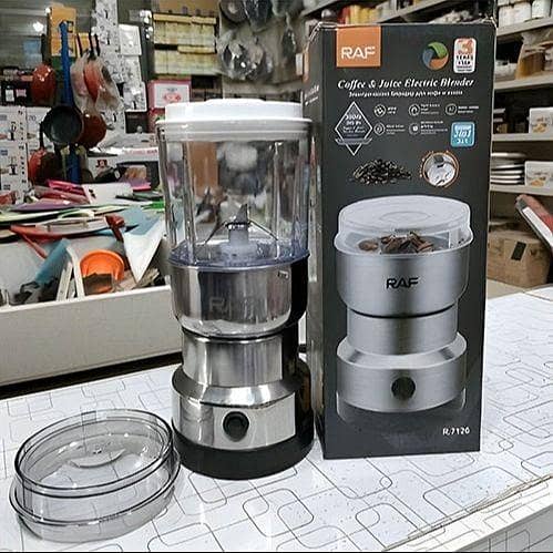 2 in 1 Mini chopper-juicer machine-blender machine-hand blender-Mini Grinder-Mini Electric Coffee Grinder-Coffee Bean & Dry Masala Spices Grinder Machine-Stainless Steel-2 Electric Grinder & Blender High Quality Machine-Kitchen Accessories