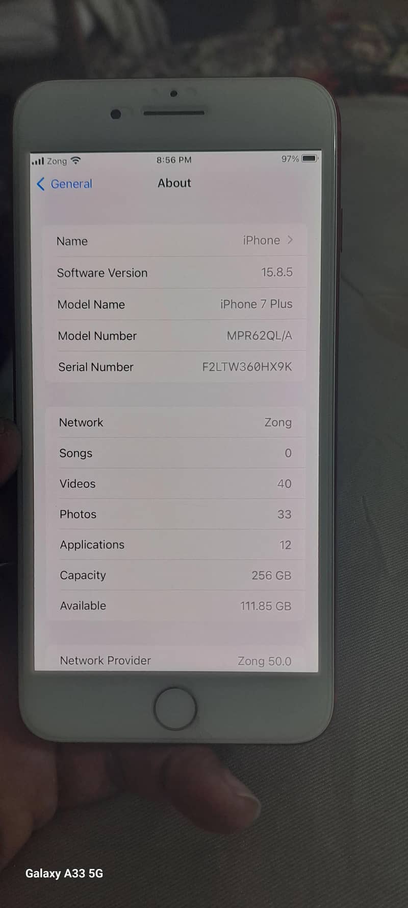 iphone7 plus 256 gb 9