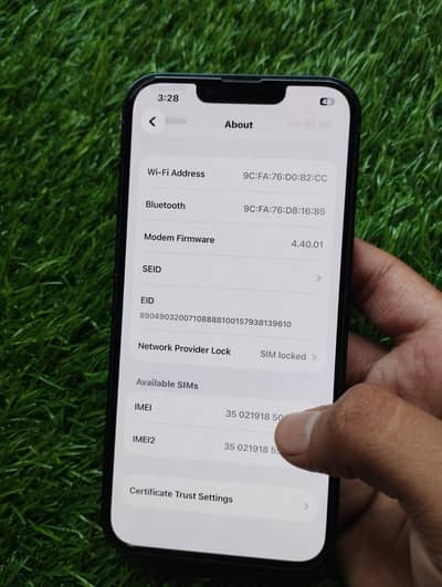 iPhone 14 128gb jv water pack 97 health