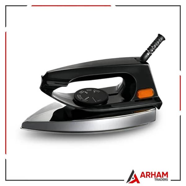 Dry Iron - Light Weight Dry Iron - Classic Dry Iron with Non-stick Soleplate