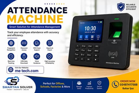 ZKTeco K40/K50 Fingerprint Attendance Machine with Software