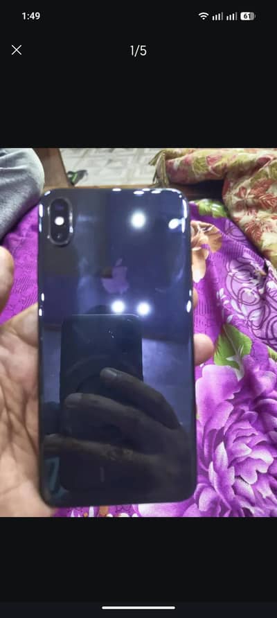 i phone xs max black colour 256gb factory unlock
