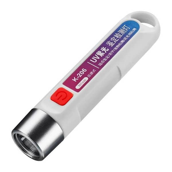 Rechargeable UV LED Flashlight – Pakistani Currency Checker, Fake Note Detector