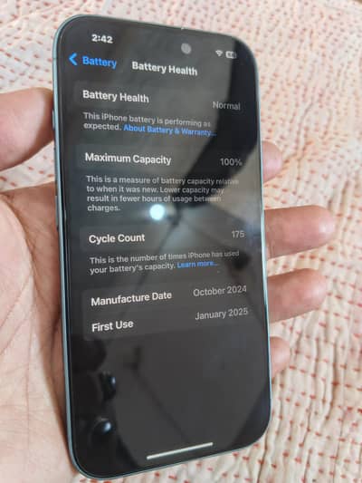 Iphone 16 128 FU  Teal Color