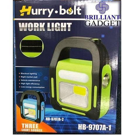 Best LED Work Light Hurry Bolt Work Lamp Flashlight Rechargeable Emergency torch Lumens COB 3 Solar Lights Spotlights Built-in Battery for Camping Household Workshop Automobile Multifunctional MULTICOLOR 20W 2000 Imported Genuine Original