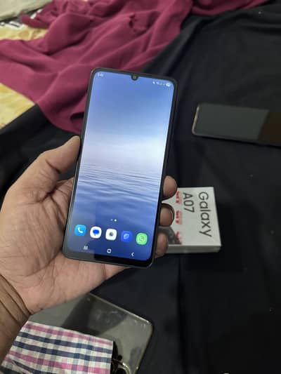 Samsung Galaxy A07 Black 4GB/64GB – 9/10 Condition, Warranty Left