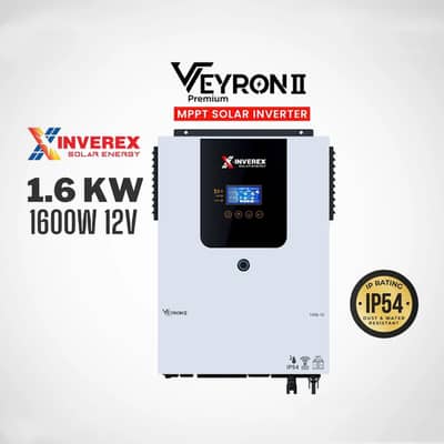 Inverex veyron ii 1.6 kw hybrid inverter 12v pv 2500