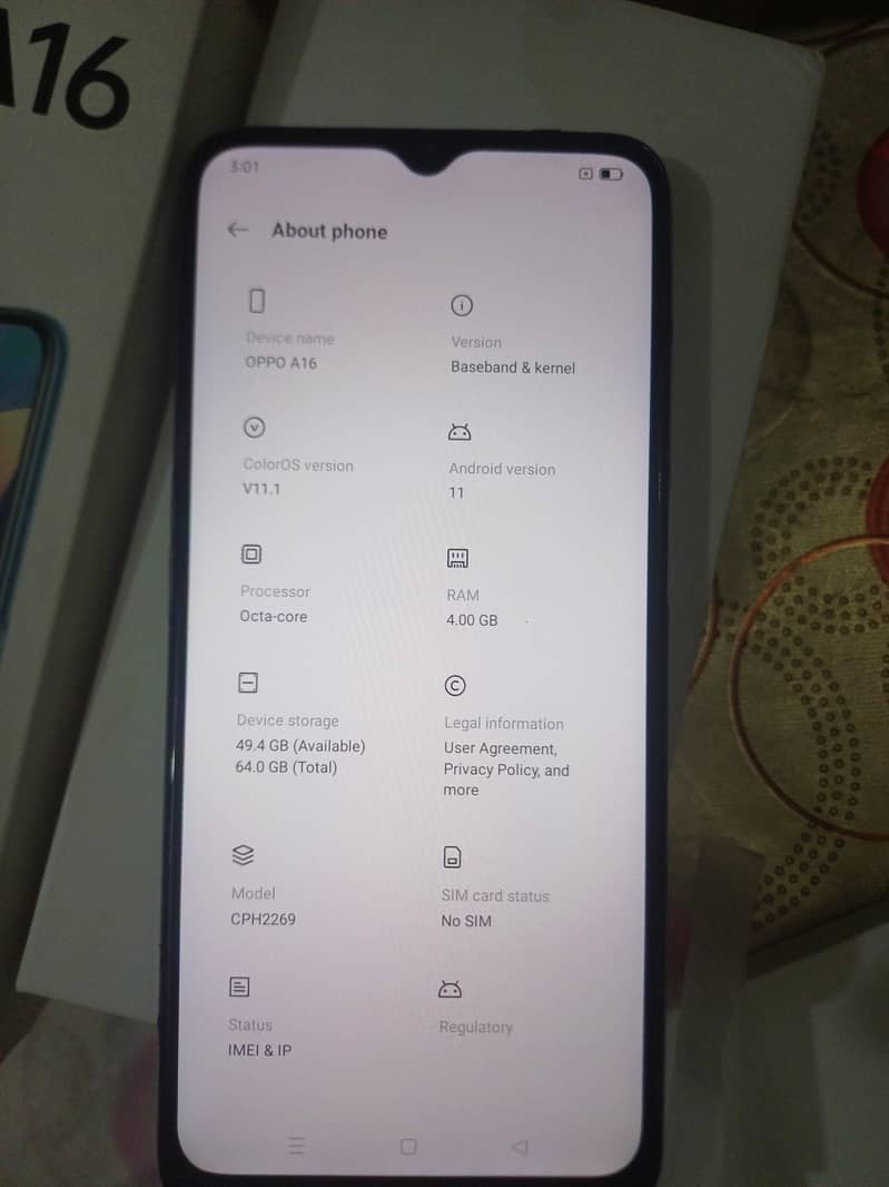 Oppo A16 3