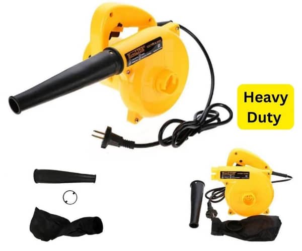 Imported Electric Blower Machine Electric Air Blower - Copper Winding Portable Electric Air Blower Variable Speed Control - Blower Vacuum Cleaner + Dust Blower Electric Blower Compressor Pump - Heavy Duty Pressure Cleaning Power Tools