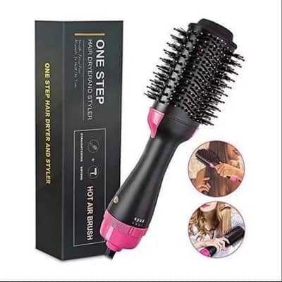 3 in 1 hair straightening brush tool