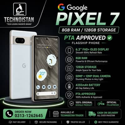 Google Pixel 7 (8GB/128GB) PTA Approved | Flagship Phone | Pixel 7
