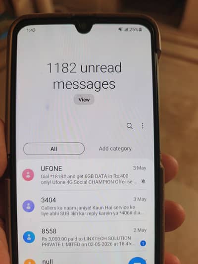 Aoa am sale for Samsung a30 official pta approved with box