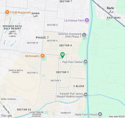 1 Kanal Plot No. 2670 - Y Block on Prime Location of DHA Phase 7 Lahore For Sale