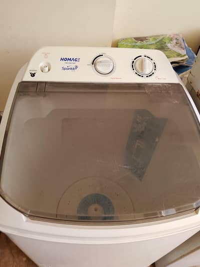 homage washing machine and steel body Drayer working conditions