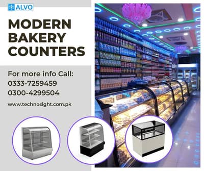 bakery Display Chillers, Vertical food counter, Meat Prep Table,