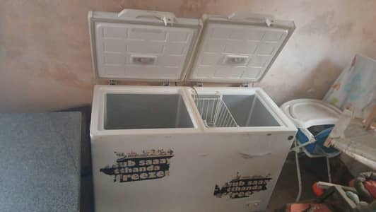 two door freezer