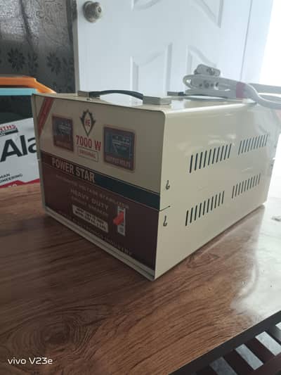 Automatic voltage Stabilizer 7000 watts in copper wiring