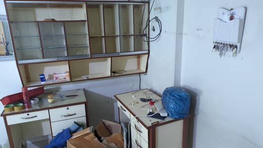 Glass Showcase Cabinet with 2 Tables