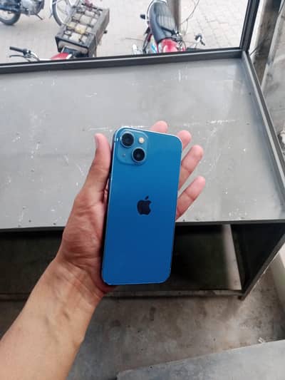 iphine 13 blue color all ok waterpack battery health 76