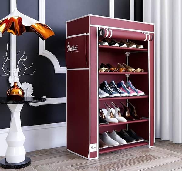 “Wardrobe Shoe Rack for Closet, Bedroom, Hallway, Sneakers, Boots, Slippers, Space-Saving Furniture, Durable Design,