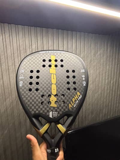 Alpha Elite Pro Padel Racket – 12K Carbon