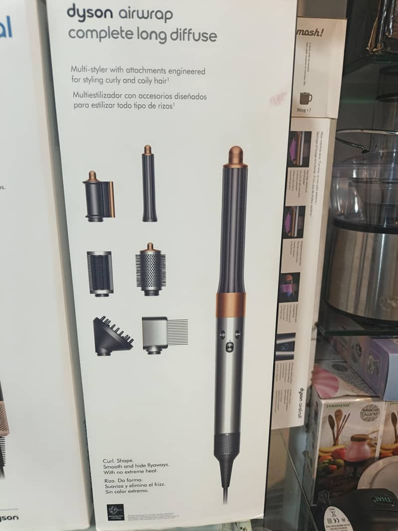 Dyson Airwrap Multi-Styler Complete Long Diffuse (Nickel/Copper) 1