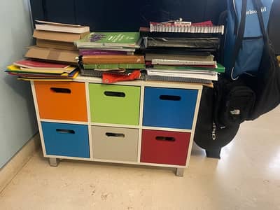Kids’ room storage drawers