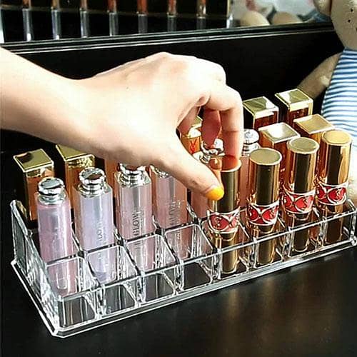 36 Grid Acrylic Lipstick Organizer
