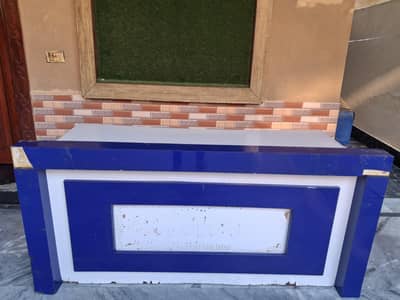 Slightly used office table with light for sale almost in new condition