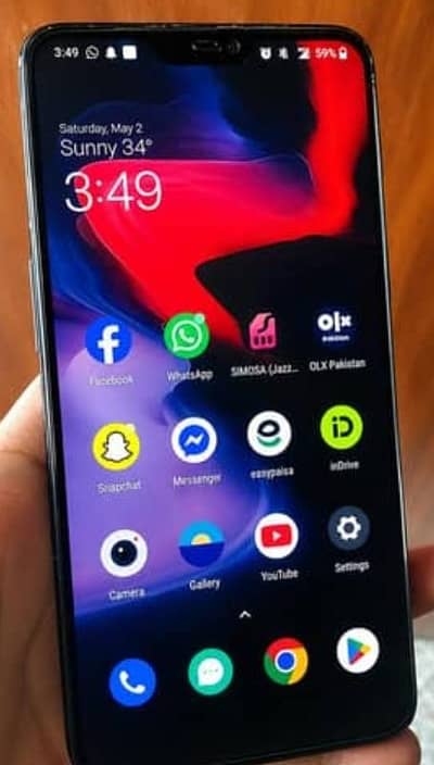 OnePlus 6 Black 8GB/128GB | Snapdragon 845 | Best for Gaming | Urgent