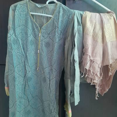 3pc maria b dress