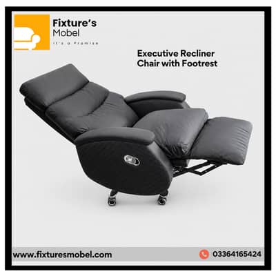 Executive Recliner Chair with Footrest, CEO Chair