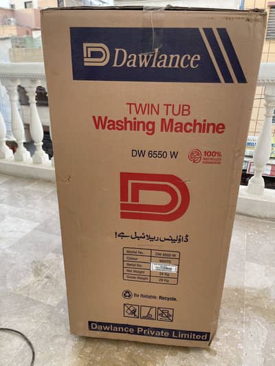 Twin tub washing machine DW 6550 W