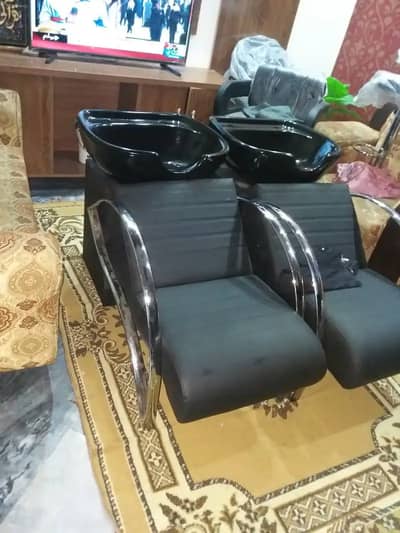 Salon chair Professional backwash unit|Integrated chair and sink