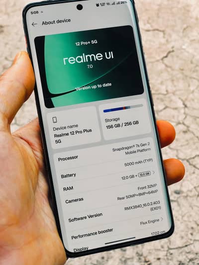 Realme 12 Pro plus 5g 12/256 Dual Sim Official PTA Exchange Possible
