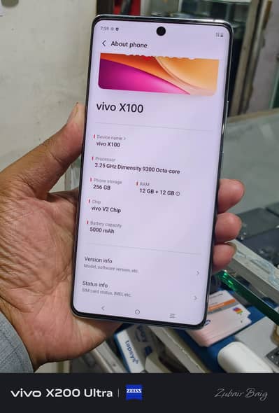 Vivo X100 5g Startrail Blue Color