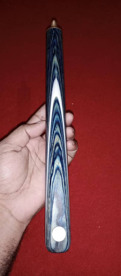 Blue snake wood cue with premium Aluminum case