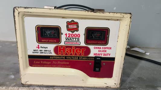 Voltage Stabilizer heavy load - Low Voltage Support - Good Condition