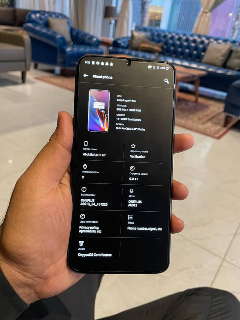 OnePlus 6t 3