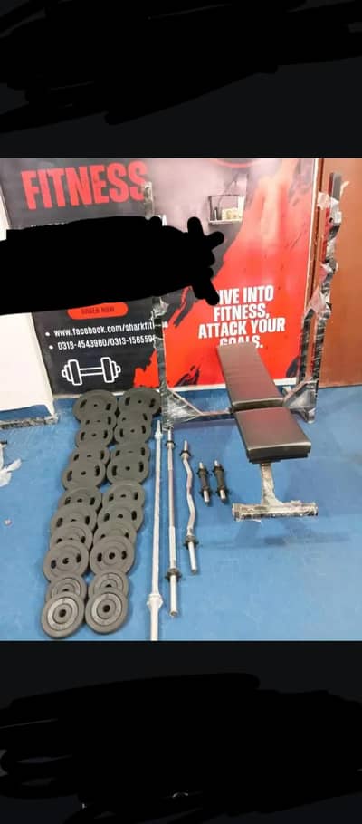 dumbbells rubber coated plats home gym
