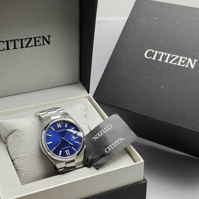 CitizenTsuyosa–40mm–BlueDial–St. Steel––NJ0150-81L–with box and papers
