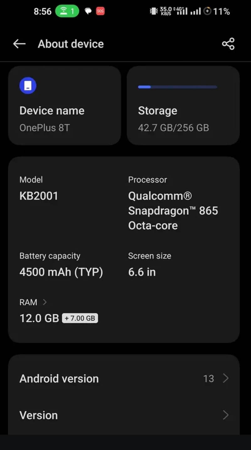 OnePlus 8t 3
