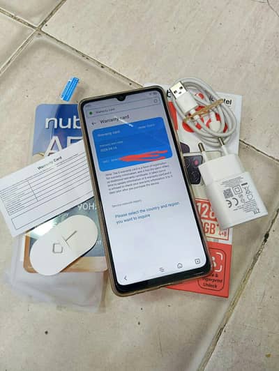 zte Nubia a56 (like ne 12/128), 5000mah power full battery ,black