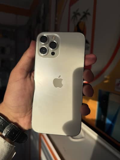IPHONE 12PRO MAX GENWAN 128 GB SIM WORKING NON PTA URGENT SAIL
