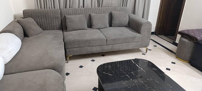 L sofa shaped